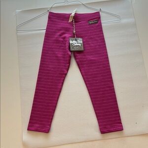 Matilda Jane Moments with You Best of All Striped Leggings Size 4 NWT